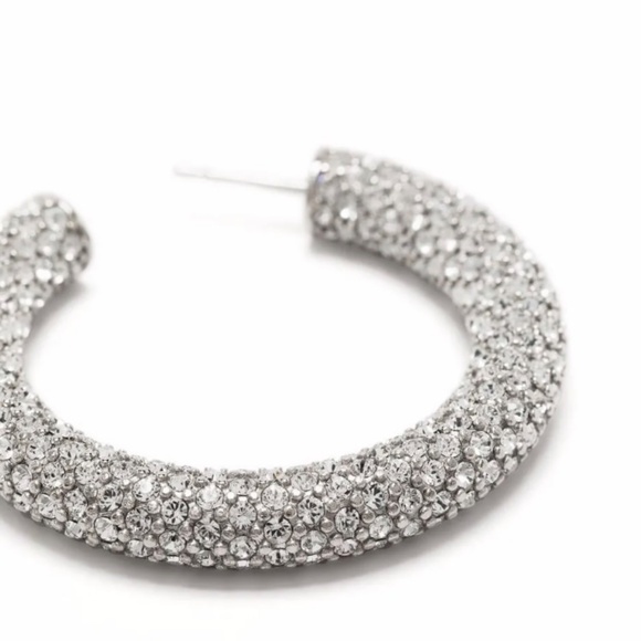 Aminah Muaddi Cameron Hoop Earrings - Picture 4 of 16